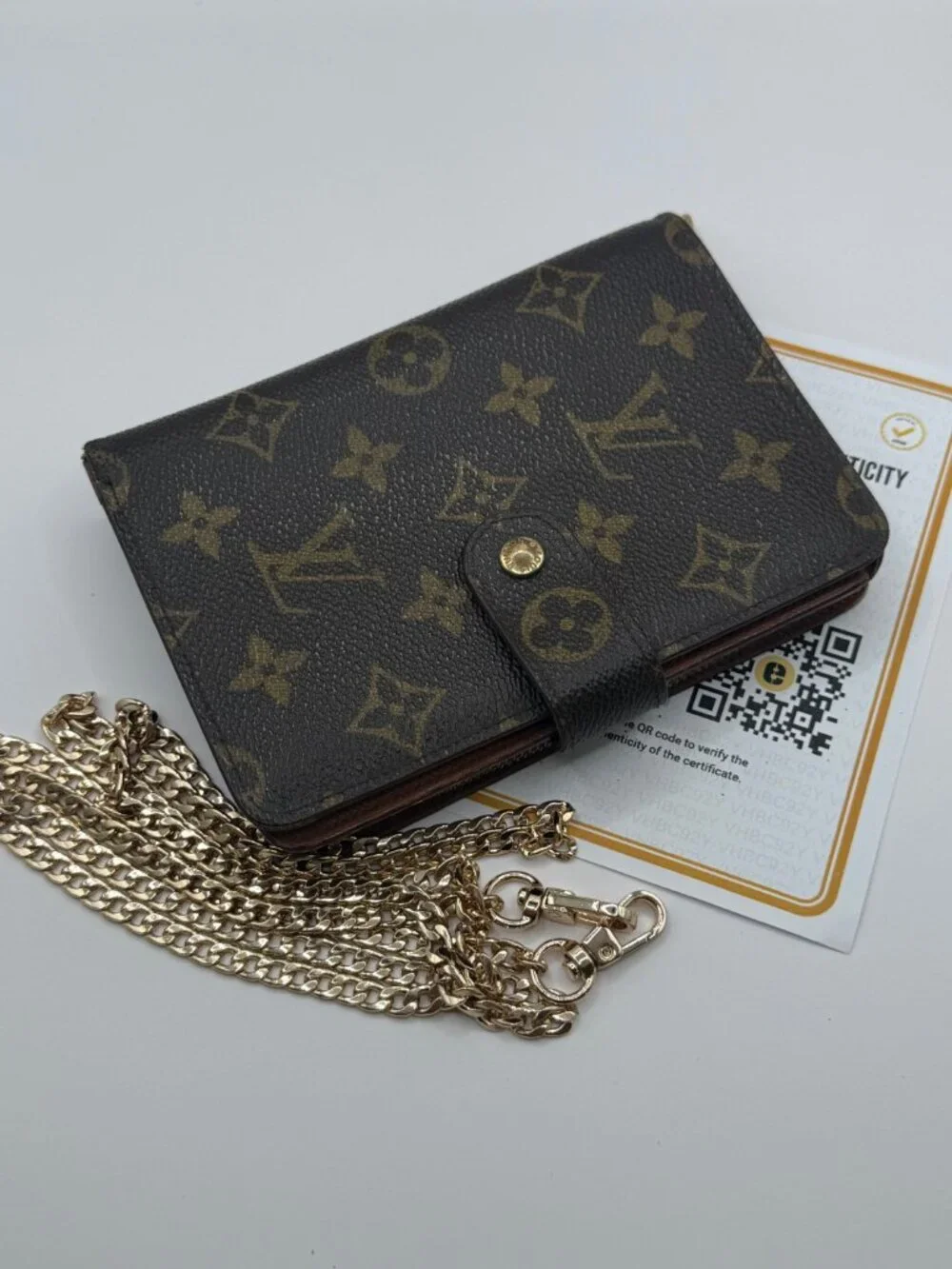 Louis Vuitton Porte‑Papier Zippé Wallet – Monogram Canvas – Vintage LV